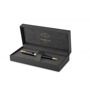 Stylo bille Parker - Sonnet Black Lacquer - Stylo bille GT - Moyen noir