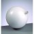 Boule de jardin  150 mm - blanche