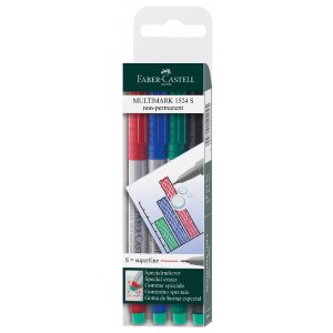 Marqueur non permanent Multimarker S - 4 couleurs