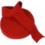 Tissu tricot tubulaire - L60 mm - Rouge Nol - 10 m