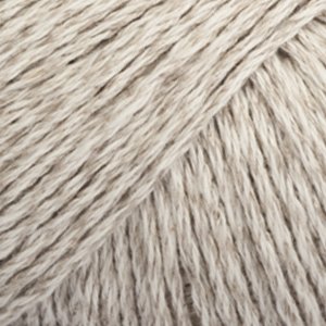 Fil coton-lin Uni Color DROPS - 50g - Beige clair (03)