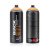 Peinture en arosol Montana Noir 400ml - Infra Orange