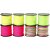 Cordon  nouer - vert fluo - rose fluo - jaune fluo - mix non - 8 x 28 m