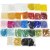 Perles de rocaille - couleurs mlanges - 32 x 100 g