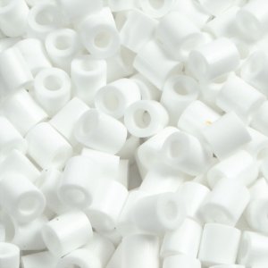 Perles tube - blanc (32221) - moyen - 1100 pcs