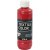 Peinture textile textile solide - rouge - couvrante - 250 ml