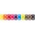 Boucle  clic 11 mm couleurs mlanges 10 pcs