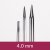 Aiguilles  tricoter circulaires remplaables - Laiton - 12cm 4,00mm / 4.5in US6