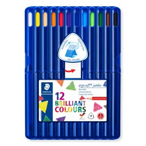 Crayons de couleur Ergo soft Jumbo - 12 crayons