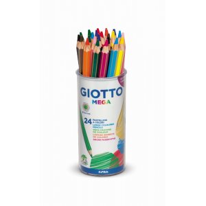 Crayons de couleur Giotto Mega - paquet de 24