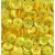 Paillettes rondes  facettes  6 mm - jaune 4.000 pcs.  / ~ 40g