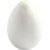 Oeufs Frigolit - Blanc - H10 cm - 5 pcs