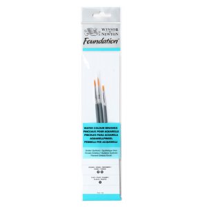 Ensemble de pinceaux synthtiques W&N Foundation Aquarelle - No. 11