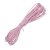 Cordon coton cir  1 mm / 6 m - rose clair