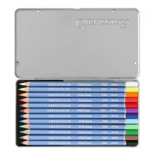 Set de crayons aquarelle Cretacolor Marino - 12 crayons