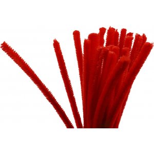 Cure-pipe - 9 mm - rouge - 25 pcs