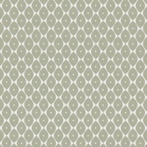 Toile cire PVC Oeil d'oie - Vert clair