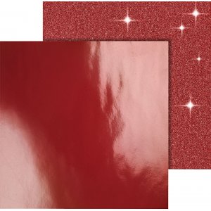 Papier design Vivi Gade - rouge - 2 feuilles