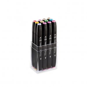 Touch Twin Marker 12pcs - Couleur Pastel