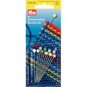 Aiguilles  macram couleurs mlanges 10 pcs