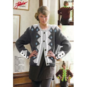 Patron tricot - Cardigan esprit annes 40