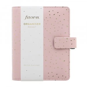 Calendrier systme Filofax Pocket - Confetti Rose Quartz