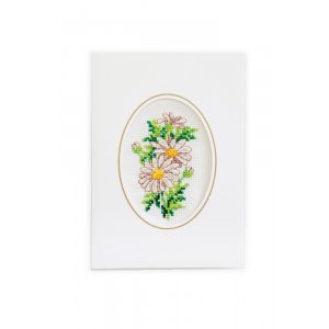 Kit de broderie Cartes - Fleurs 3-pack