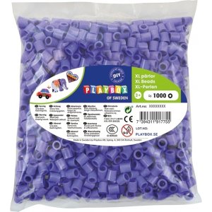 Perles de pipe XL 1000 pcs violet