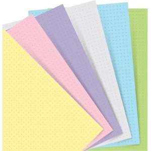 Recharge pour Filofax Notebook Pocket - Pointills - Pastels