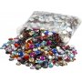 Strass - couleurs mlanges - Rond - 6+9+12 mm - 3600 pcs