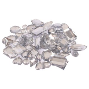 Pierres de cristal claires 250 pcs