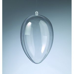 Oeuf en plastique - Transparent et sparable (PS)