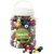 Perles en bois - rondes - couleurs mlanges - 400 ml