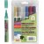 Stylos Deco Textile - 3 mm - couleurs pailletes - 6 pcs