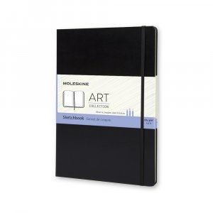 Folio Art Carnet de croquis Noir Dos rigide lisse