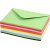 Enveloppe - couleurs mlanges - 11,5 x 16 cm - 10 x 10 pcs