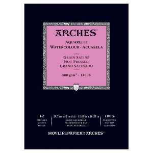 Bloc Aquarelle Coll Press  Chaud Arches 300g