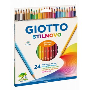 Crayons de couleur Giotto Stilnovo - paquet de 24