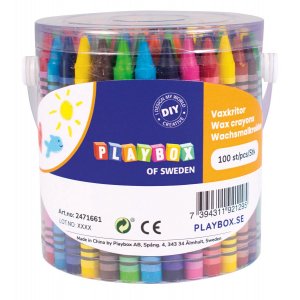 Crayons en seau - 100 pcs