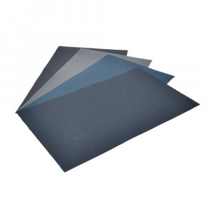 Papier de verre humide 140 x 230 mm - 4 parties mlanges