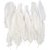 Plumes d'oie - blanches - 70 pcs