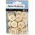 Boutons en bois - 23 mm - 30 pcs