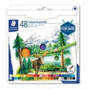 Crayons de couleur Design Journey - 48 crayons