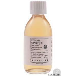 Mdium aquarelle Sennelier Liquide Gomme Arabique - 60ml