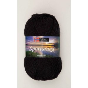 Fil Viking Chiffon de sport 50g - Noir (550) SR