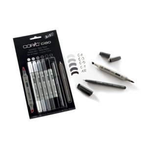 Ensemble Copic Ciao 5+1 - Tons gris