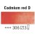 Peinture aquarelle Rembrandt 1/2 tasse - Rouge-3-Cadmium rouge fonc