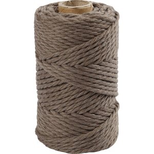 Fil macram - marron clair - 4 mm - 55 m