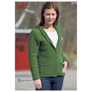 Patron tricot - Veste tricote mousse avec blazer