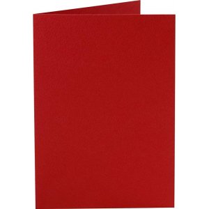 Carte - rouge - 10,5 x 15 cm - 10 pcs